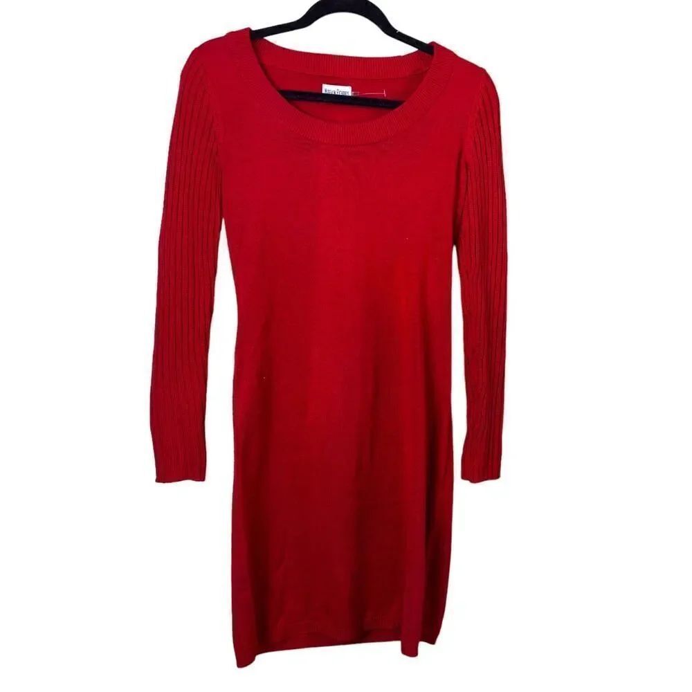 Marvin Richard’s Red Sweater Dress Size Small